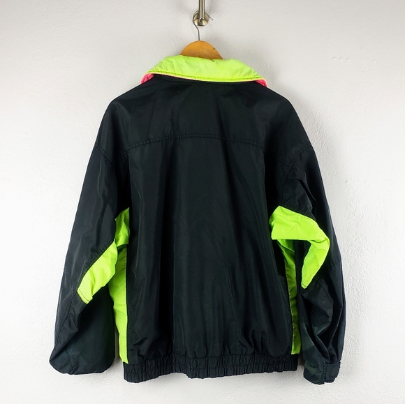 Vintage 90s Neon Retro Columbia Coat - Picture 5 of 14